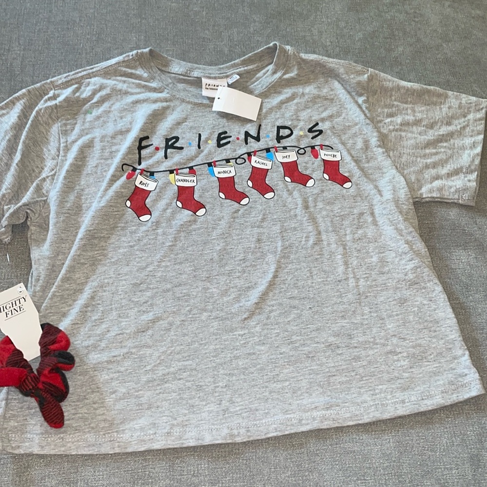 Mighty Fine Friends Christmas Pajama Top
